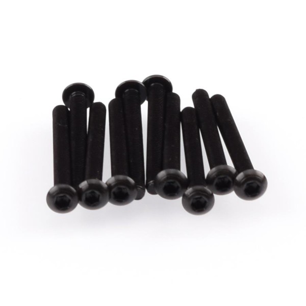 Schraube M3x30mm Rundkopf Stahl