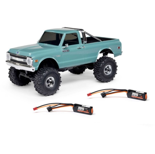 Axial SCX30 Chevrolet K10 4x4 RTR Crawler 1:30 grün *Dual LiPo Combo*