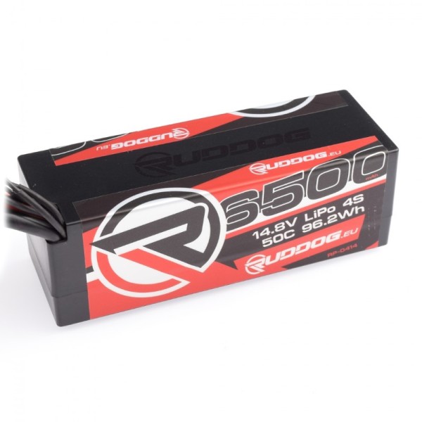 14,8V 6500mAh 50C (XT90) Hardcase LiPo, RUDDOG