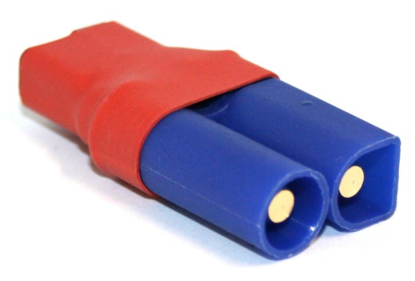 Adapter EC-5 (am Akku) zu T-Stecker (am Regler), compact