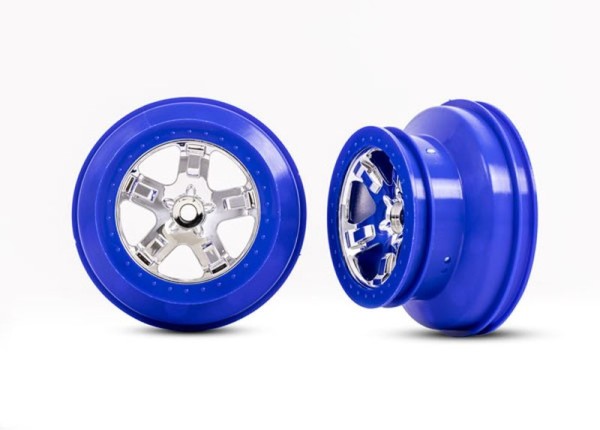 1:10 SC Felge chrom-blau