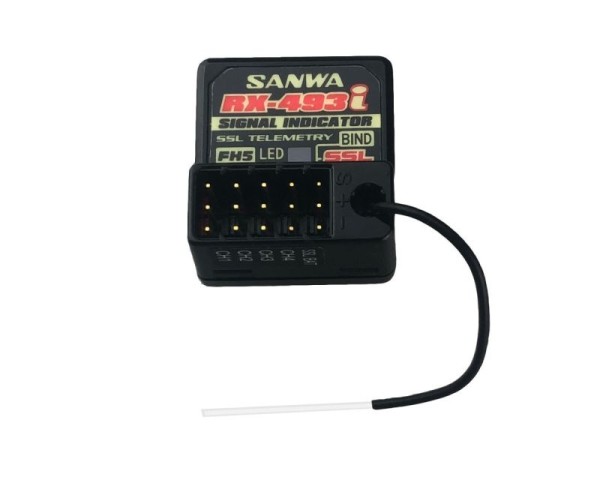 Sanwa RX-493i (FH-5) SUR-SSL Empfänger mit Signal Indikator