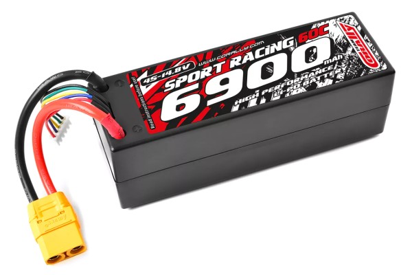 14,8V 6900mAh 60C (XT90) G-Tech Hardcase LiPo, Corally
