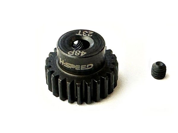 Motorritzel 48dp 23 Zähne, Stahl, Ø3,17mm Welle