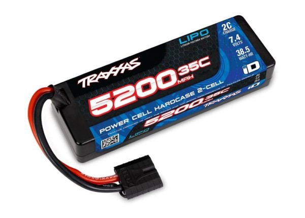 7,4V 5200mAh 35C LiPo iD Stecker, Traxxas