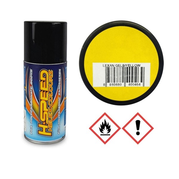 Lexanfarbe "gelb" 150ml