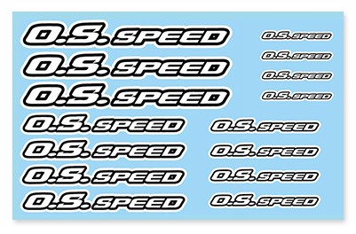 O.S.SPEED Pro Dekorbogen 2023 weiss