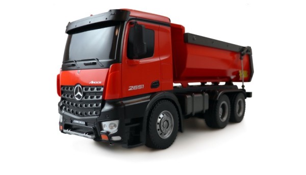 AMEWI Mercedes-Benz AROCS LKW Kipper RTR rot, lizensiert