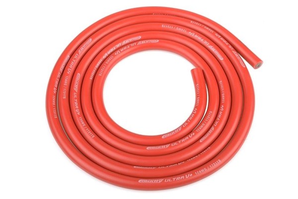 Silikonkabel 3,3mm² (12AWG) Rot - Extrem hochflexibel -