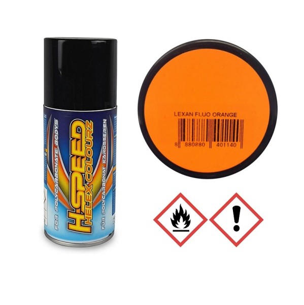 Lexanfarbe "fluo orange" 150ml