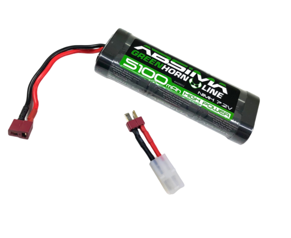 7,2V 5100mAh NIMH Stickakku T+Tamiya-Stecker