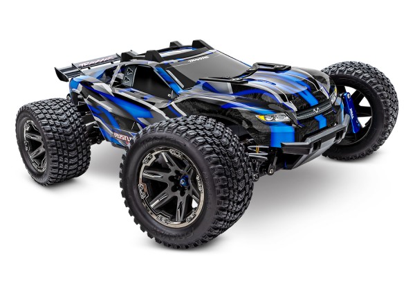 Traxxas Rustler 4x4 VXL 3S Ultimate clipless blau ARTR