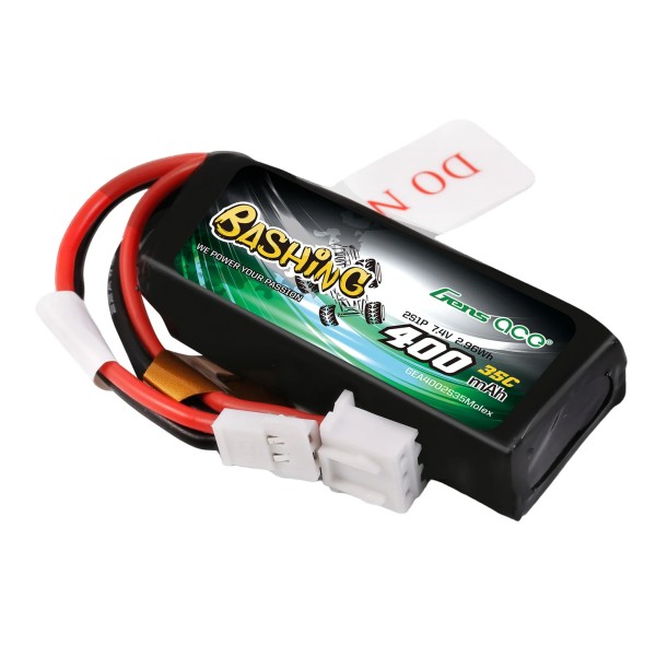 7,4V 400mAh 35C LiPo für FMS FCX24 und RocHobby (Molex)