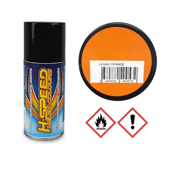 Lexanfarbe "orange" 150ml