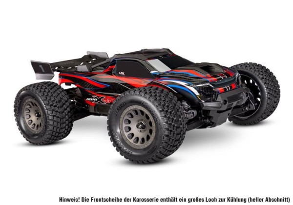 TRAXXAS MINI-XRT V2 3S 4x4 Brushless Monster-Truck RTR rot