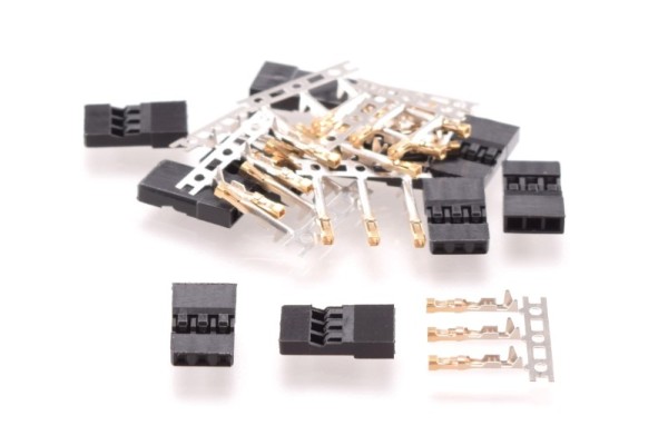 Servostecker Bausatz, JR kompatible (10)