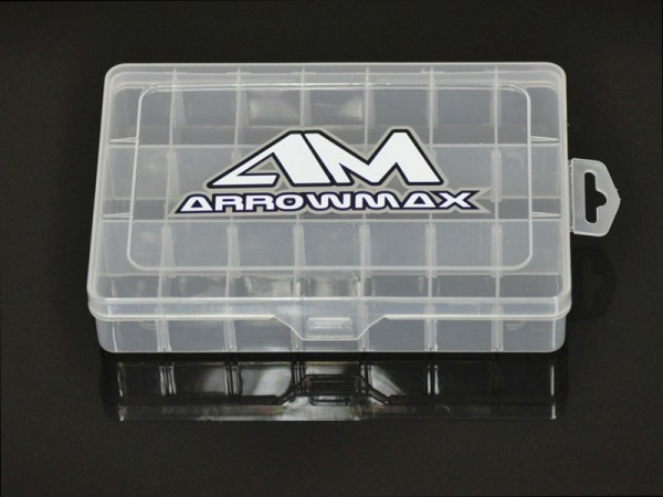 Arrowmax Parts Box medium(21 Fächer, Gesamtmaß 196x132x41mm)