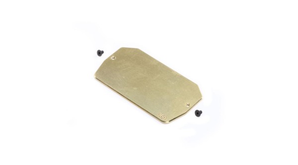 Brass Electronics Mounting Plate, 34g: 22 5.0 *SALE*