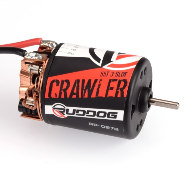 RUDDOG 55T 3-Slot 540 Crawler Brushed Motor