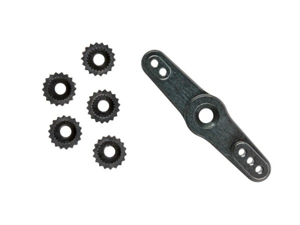Alu. Anlenkung Gas/Bremse Servohorn (MBX-7/8)