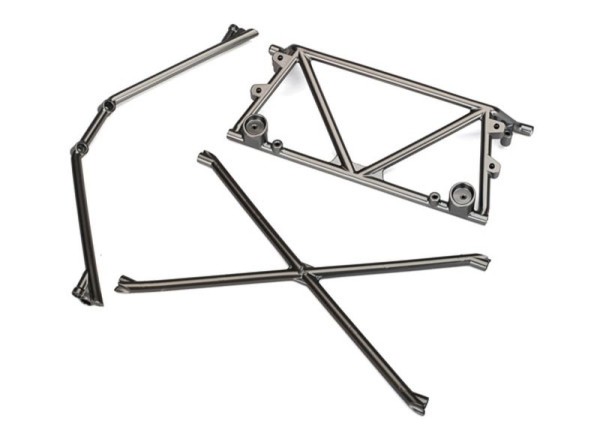Tube-Chassis, Center-Support (satin schwarz chrome-plated)