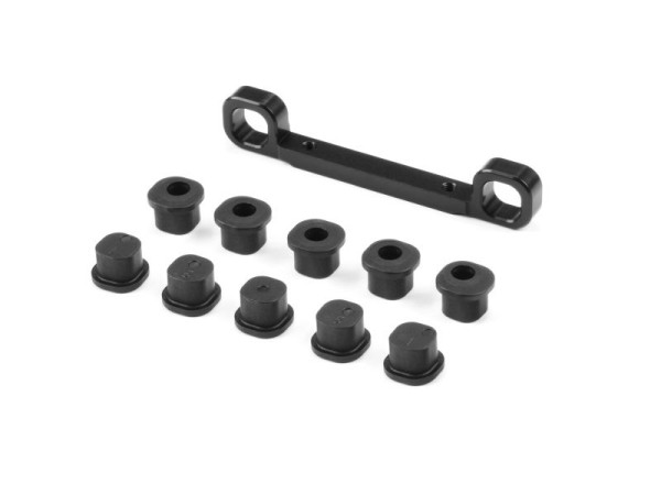 XB8 Alu Front Upper Arm Holder For Semi-Split Bulkhead