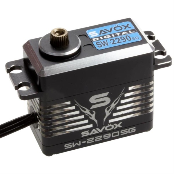 SW-2290SG Black (8,4V 70kg 0,11s) BL waterproof Servo, Savöx