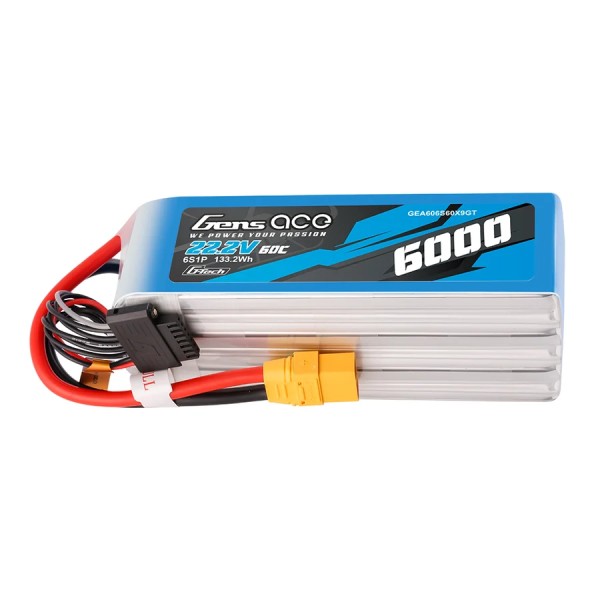 22,2V 6000mAh 60S G-Tech LiPo (XT90), GensAce