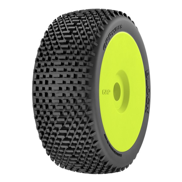 1:8 "M20 Block" N25 Astro (Super Soft) Komplettrad gelb, GRP