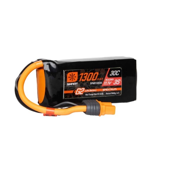 11,1V 1300mAh 3S 30C Smart LiPo G2 IC3