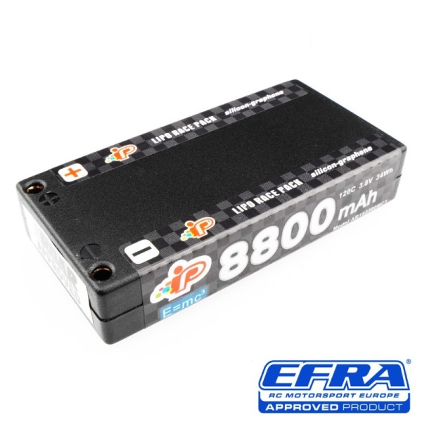 3,8V 8800mAh 120C (h18,5mm) MC3 1S 1:12 LiPo, Intellect