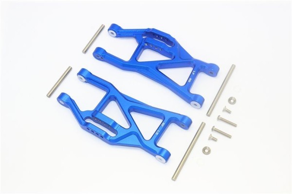 GPM Alu Front-/ Heck-Lower Arms -14Pc Set Blau