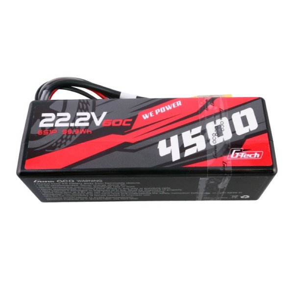 22,2V 4500mAh 60C G-TECH Hardcase LiPo, GensACE