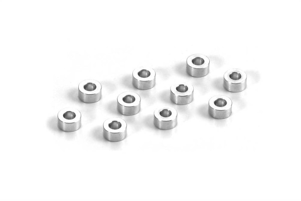 Unterlegscheibe 3x6x3,0mm, Alu (10)