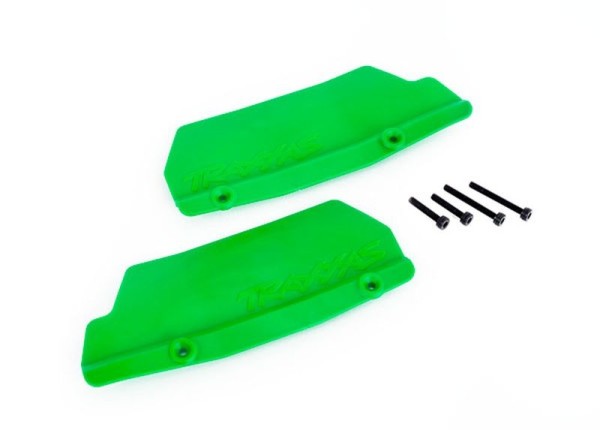 Mud-Guards grün l/r + Schrauben