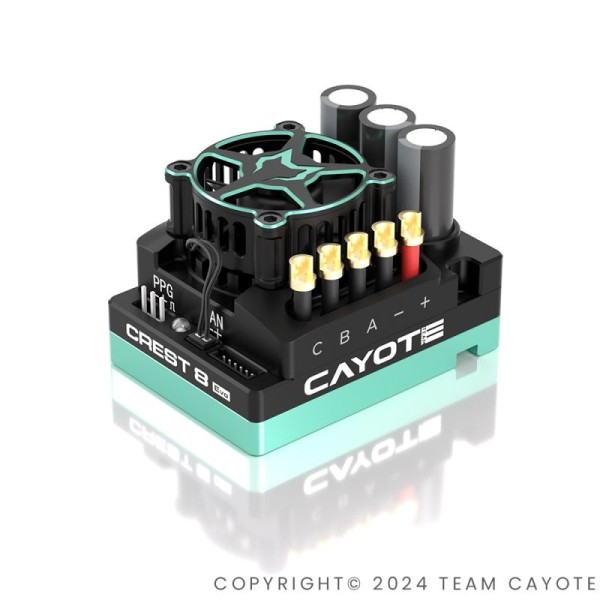 Cayote CREST 8 Evo 1:8 Brushless Regler 200A 2-4S
