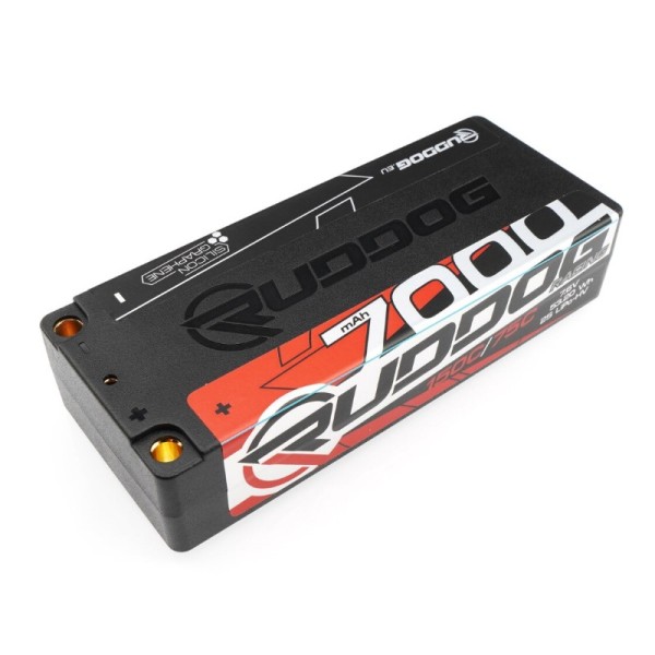 7,6V 7000mAh 150C (h25,0mm) Mid-Size Shorty, RUDDOG Racing