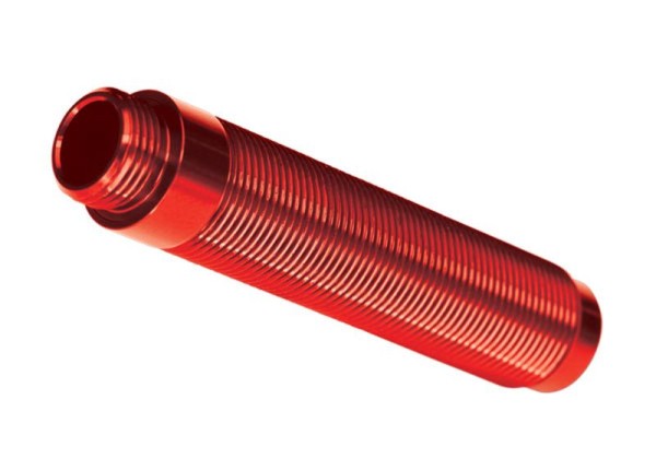 Dämpfer-Gehäuse, GTS lang Alu rot (1) (für #8140R)