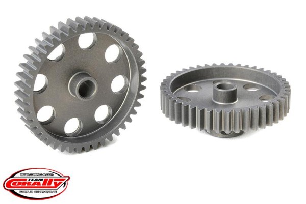 Motorritzel ALU 48dp 44Z Ø3,17mm Welle, AL7075 hart eloxiert