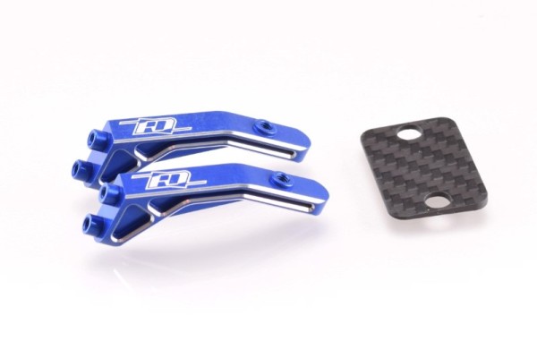 B6.4/.3 Aluminium Heckflügelhater Set blau