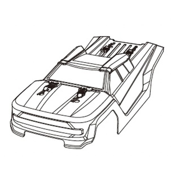 Karosserie gelb (Modell 14207)