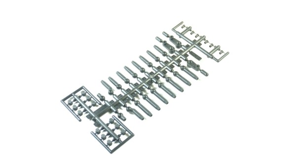 S12 Series Ball End Caps and Hinge Pin Inserts (BK)
