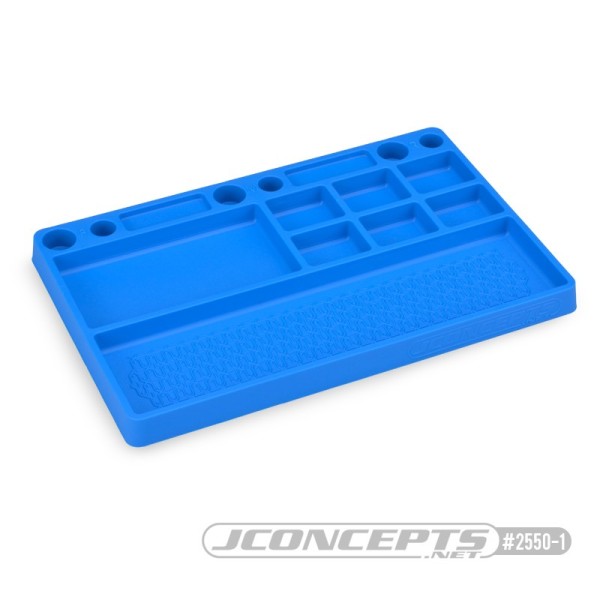 JConcepts Teile Ablage, Gummi, Blau, 181x114x12,5mm