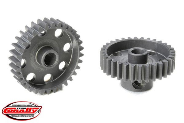 Motorritzel ALU 48dp 32Z Ø3,17mm Welle, AL7075 hart eloxiert