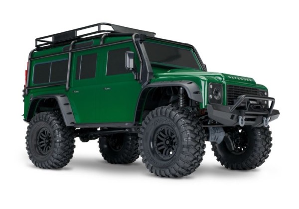 TRAXXAS TRX-4 Land Rover Defender ARTR grün -clipless-