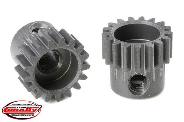 Motorritzel ALU 48dp 17Z Ø3,17mm Welle, AL7075 hart eloxiert