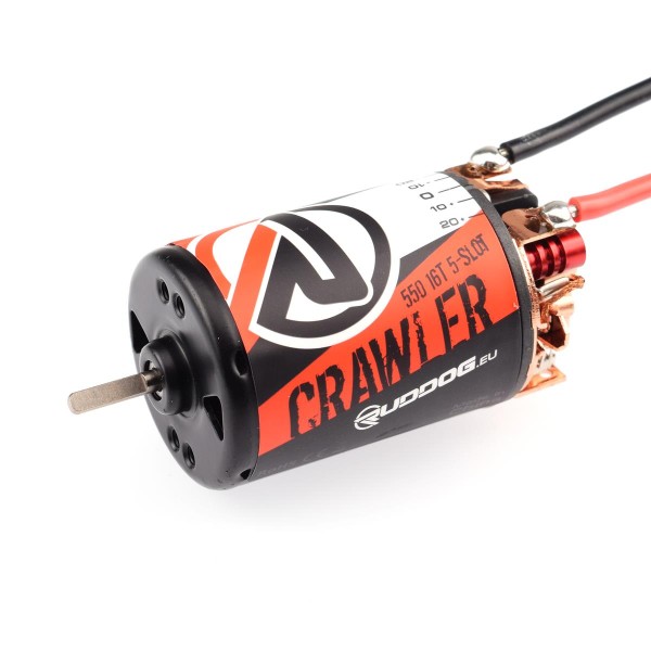 RUDDOG 16T 5-Slot 550 Crawler Brushed Motor