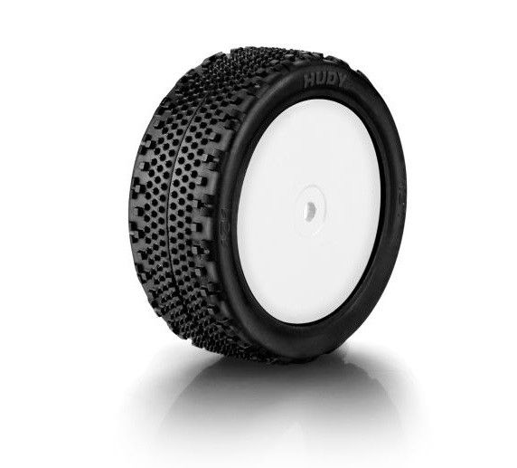 1:10 Hudy 101 4WD Front- Kompletträder Carpet (2)