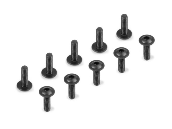 Hex Screw Flanged Sh M3x10 (10)