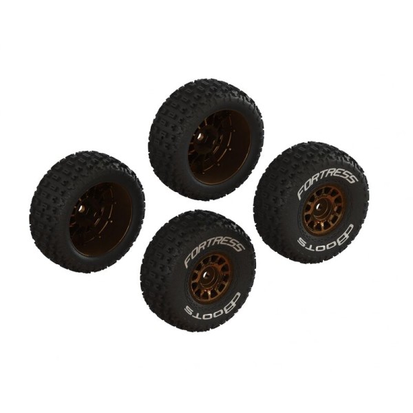 dBoots 'FORTRESS' Komplettrad-Set Bronze (2 Paar)